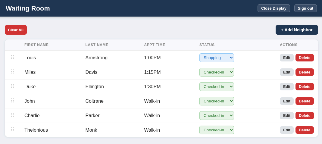 Admin portal
