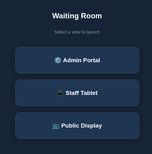 Launch screen